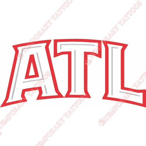 Atlanta Hawks Customize Temporary Tattoos Stickers NO.907